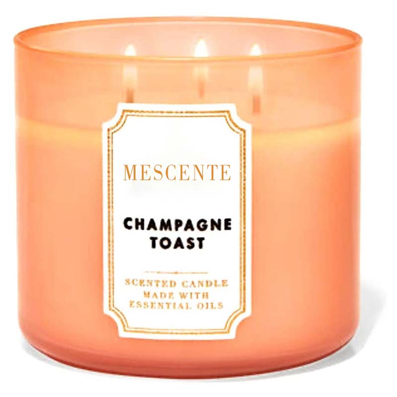 M&Scent Làm Bằng Tay 3 Bấc Nến Sáp Đậu Nành Thơm Hoa Nhài Tự Nhiên Quà Tặng, Nhãn Hiệu Riêng Nến Pha Lê Thơm Phòng