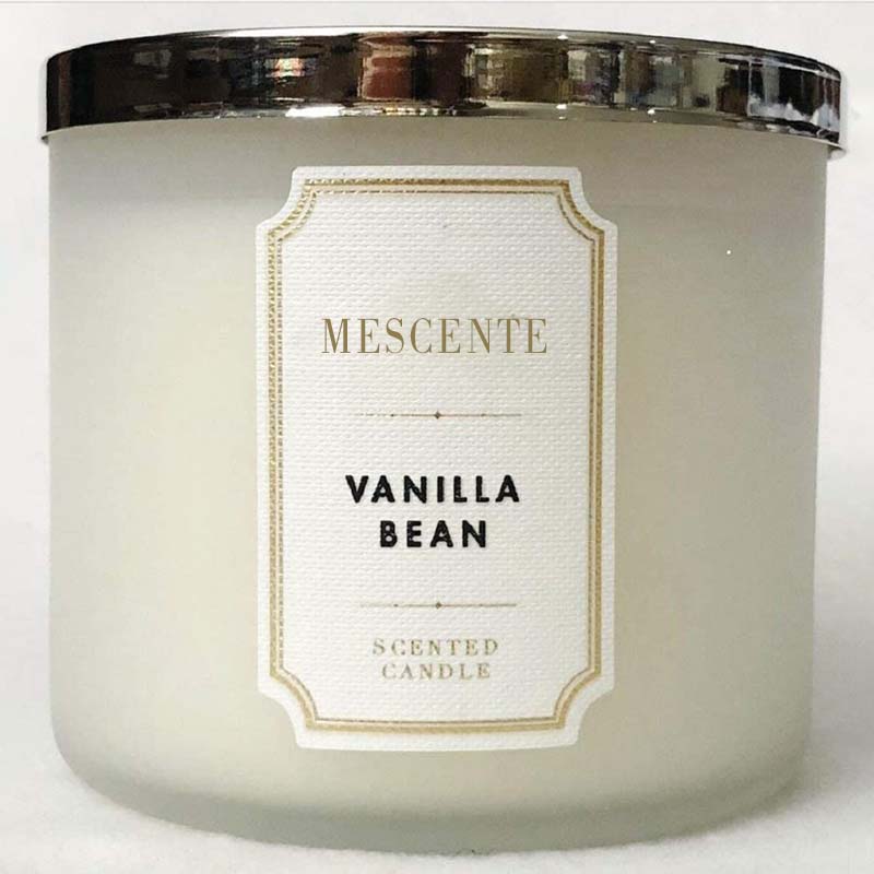 M&Scent Làm Bằng Tay 3 Bấc Nến Sáp Đậu Nành Thơm Hoa Nhài Tự Nhiên Quà Tặng, Nhãn Hiệu Riêng Nến Pha Lê Thơm Phòng