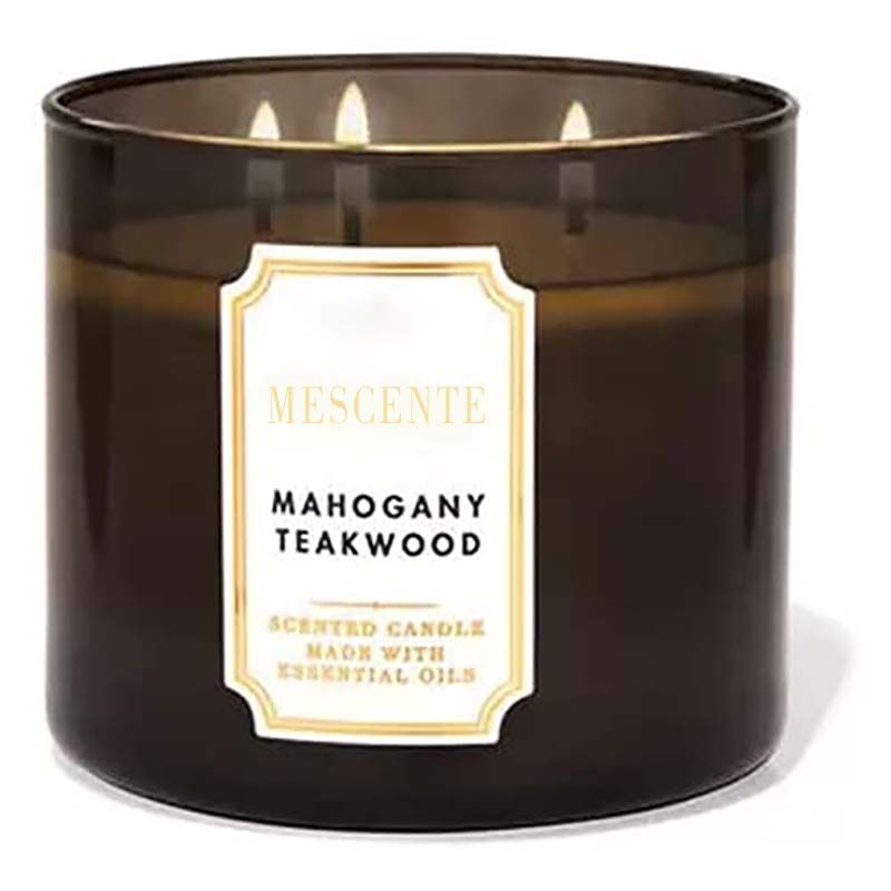 M&Scent Làm Bằng Tay 3 Bấc Nến Sáp Đậu Nành Thơm Hoa Nhài Tự Nhiên Quà Tặng, Nhãn Hiệu Riêng Nến Pha Lê Thơm Phòng