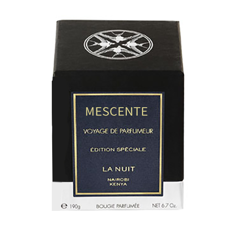 M&Scent Handmade Đế thủy tinh sang trọng Trụ cột Nến thơm Vani có pha lê