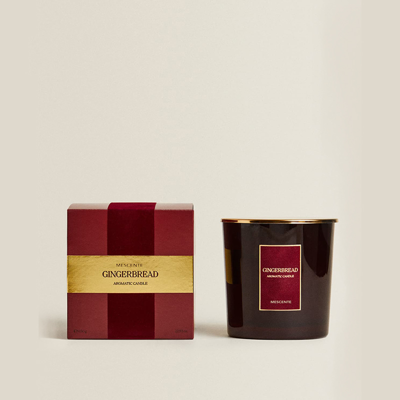 M&Scent Custom Luxury 3 bấc Nến được cá nhân hóa Nhãn hiệu riêng Màu đen mờ Nến thơm