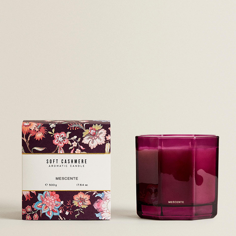 M&Scent Sang Trọng Giáng Sinh Nến Thơm Hương Thơm Nến Sáp Đậu Nành Trong Hộp Thủy Tinh Màu Đen