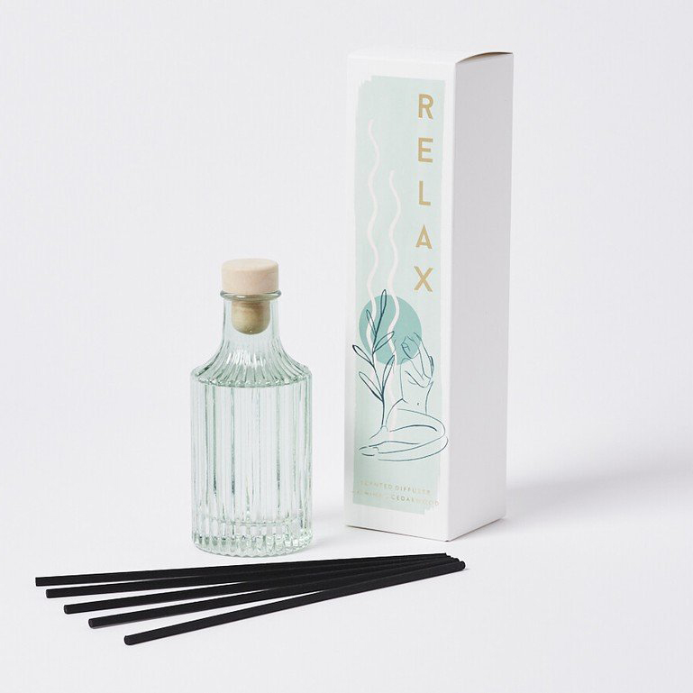 M&Scent Custom 100ml Chai thủy tinh 200ml Tatakan cho máy bay tán hoa sậy