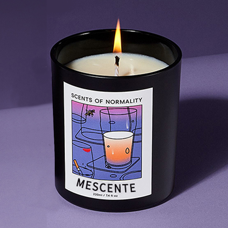 M&Scent Bán buôn Sang trọng Tùy chỉnh Nhãn hiệu riêng Handmade Giáng sinh Pha lê Hương thơm Hương thơm Nến sáp đậu nành