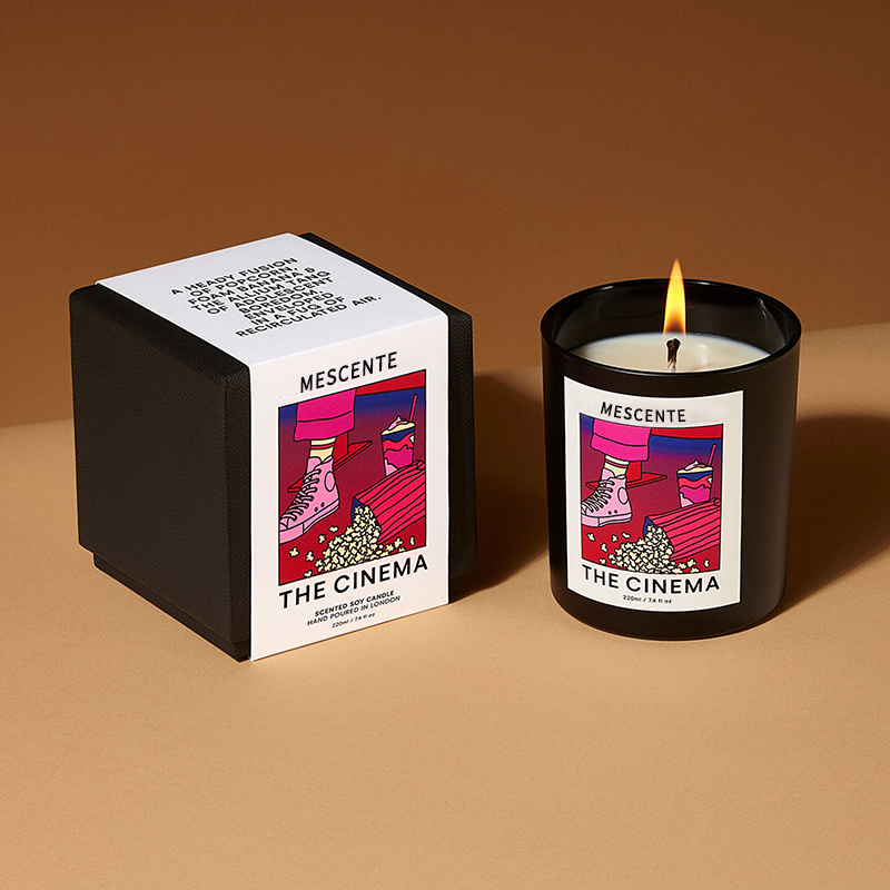 M&Scent Bán buôn Sang trọng Tùy chỉnh Nhãn hiệu riêng Handmade Giáng sinh Pha lê Hương thơm Hương thơm Nến sáp đậu nành