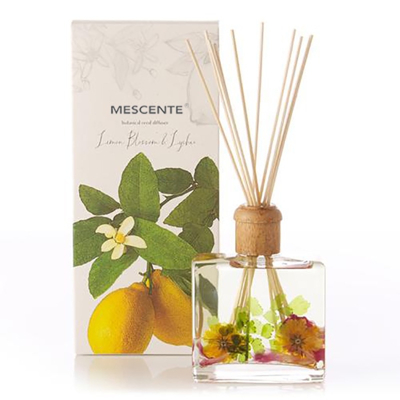 Bán buôn chất lượng cao Sang trọng Tùy chỉnh Nhãn hiệu riêng Hoa Sola Wood Aroma Máy phun tán sậy có hộp