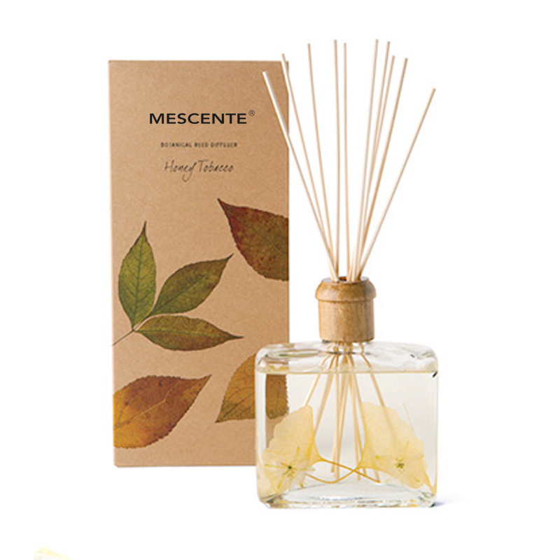 Bán buôn chất lượng cao Sang trọng Tùy chỉnh Nhãn hiệu riêng Hoa Sola Wood Aroma Máy phun tán sậy có hộp