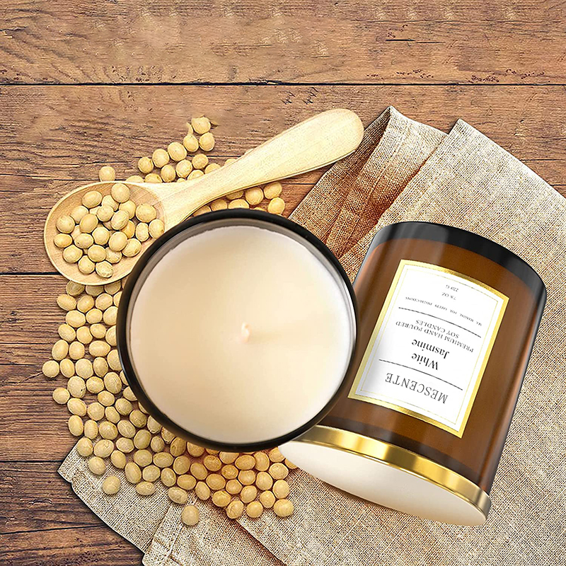 M&Scent Bán Đặt hàng số lượng lớn Sang trọng Tùy chỉnh Nhãn hiệu riêng Nến Sáp đậu thơm Bộ quà tặng