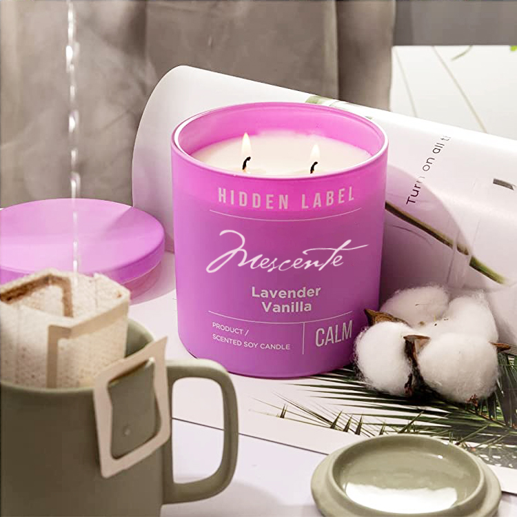 M&Scent Bán Nhãn hiệu riêng sang trọng bụi Nến sáp đậu thơm với pha lê