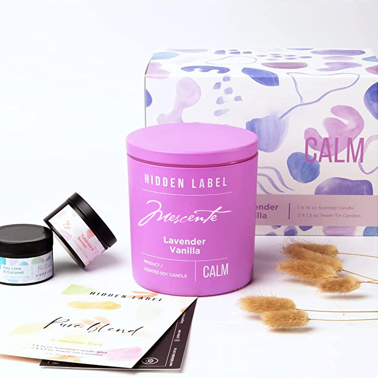 M&Scent Bán Nhãn hiệu riêng sang trọng bụi Nến sáp đậu thơm với pha lê