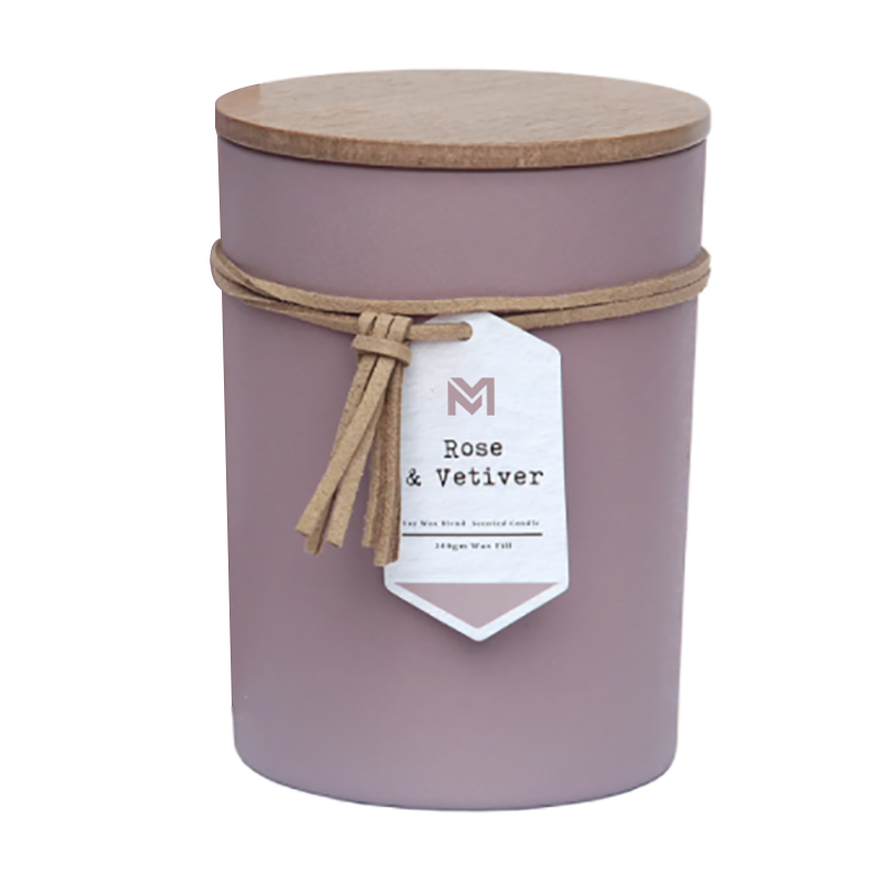 M&S Mùi Hương Bán Buôn Nhãn Hiệu Riêng Nắp Gỗ Hương Liệu Liệu Hương Liệu Nến Sáp Đậu Nành Bộ Quà Tặng Trong Lọ Thủy Tinh