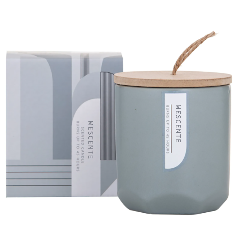 M&Scent Custom Luxury Tạo thơm đậu nành bấc bằng gỗ của riêng bạn Nhà sản xuất trong lọ thủy tinh