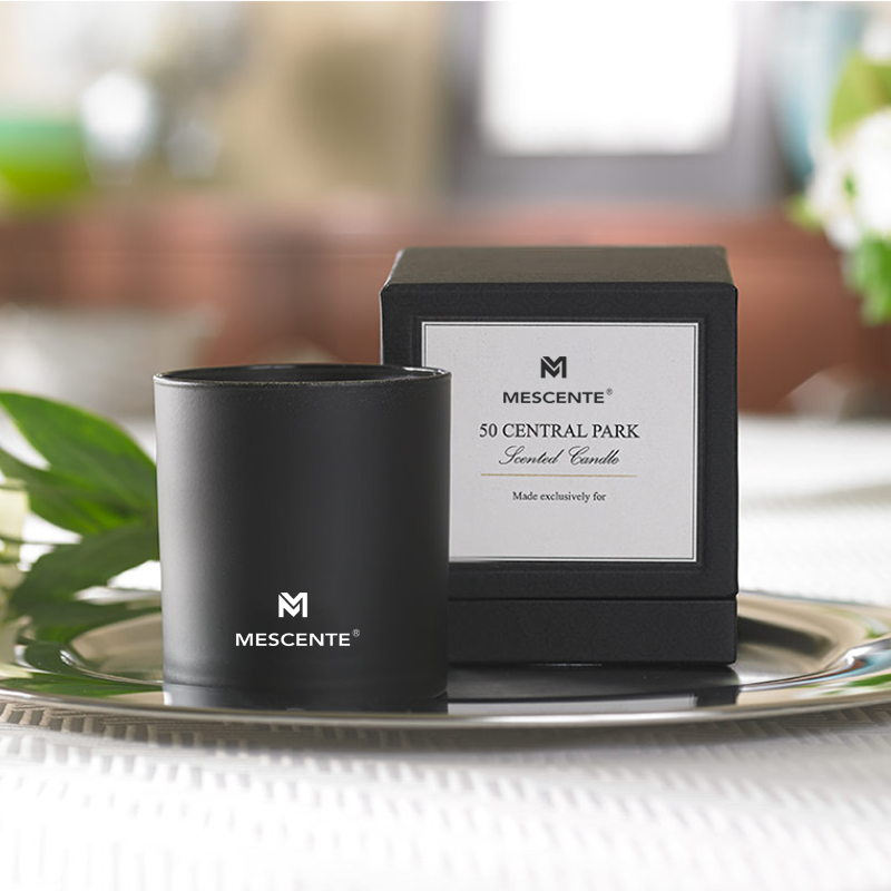 Mùi hương M&S Bán Nhãn hiệu riêng sang trọng Nến thơm nam Chrome 22 Oz có pha lê bên trong