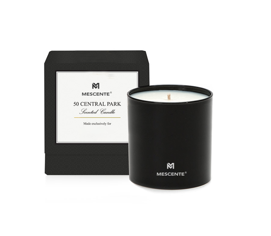 Mùi hương M&S Bán Nhãn hiệu riêng sang trọng Nến thơm nam Chrome 22 Oz có pha lê bên trong