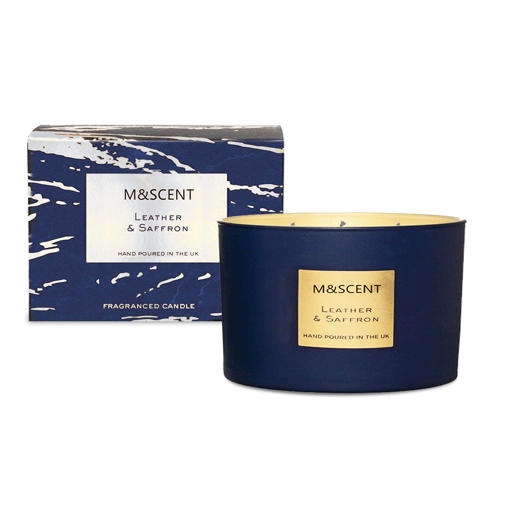 M&Scent bán buôn bộ quà tặng hương liệu trang trí 3 bấc nến dừa thơm
