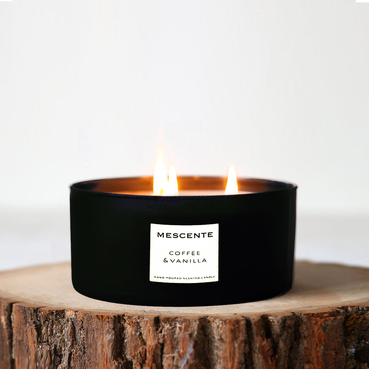M&Scent bán buôn bộ quà tặng hương liệu trang trí 3 bấc nến dừa thơm