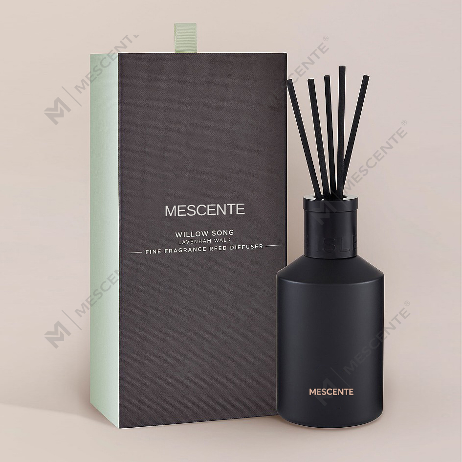 Trang trí Hộp in Oem 20ml Gốm vuông Vranjes Nắp gỗ Nước hoa nhà Hương thơm Máy khuếch tán tinh dầu