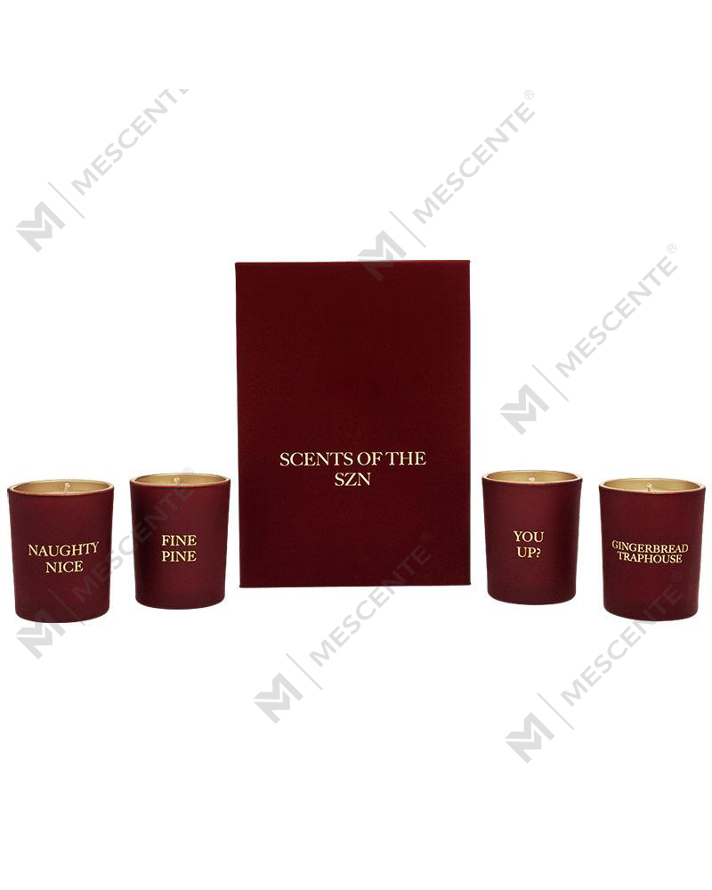 M&Scent nhãn hiệu riêng sang trọng trang trí nội thất bộ quà tặng nến thơm thơm gồm 4 món