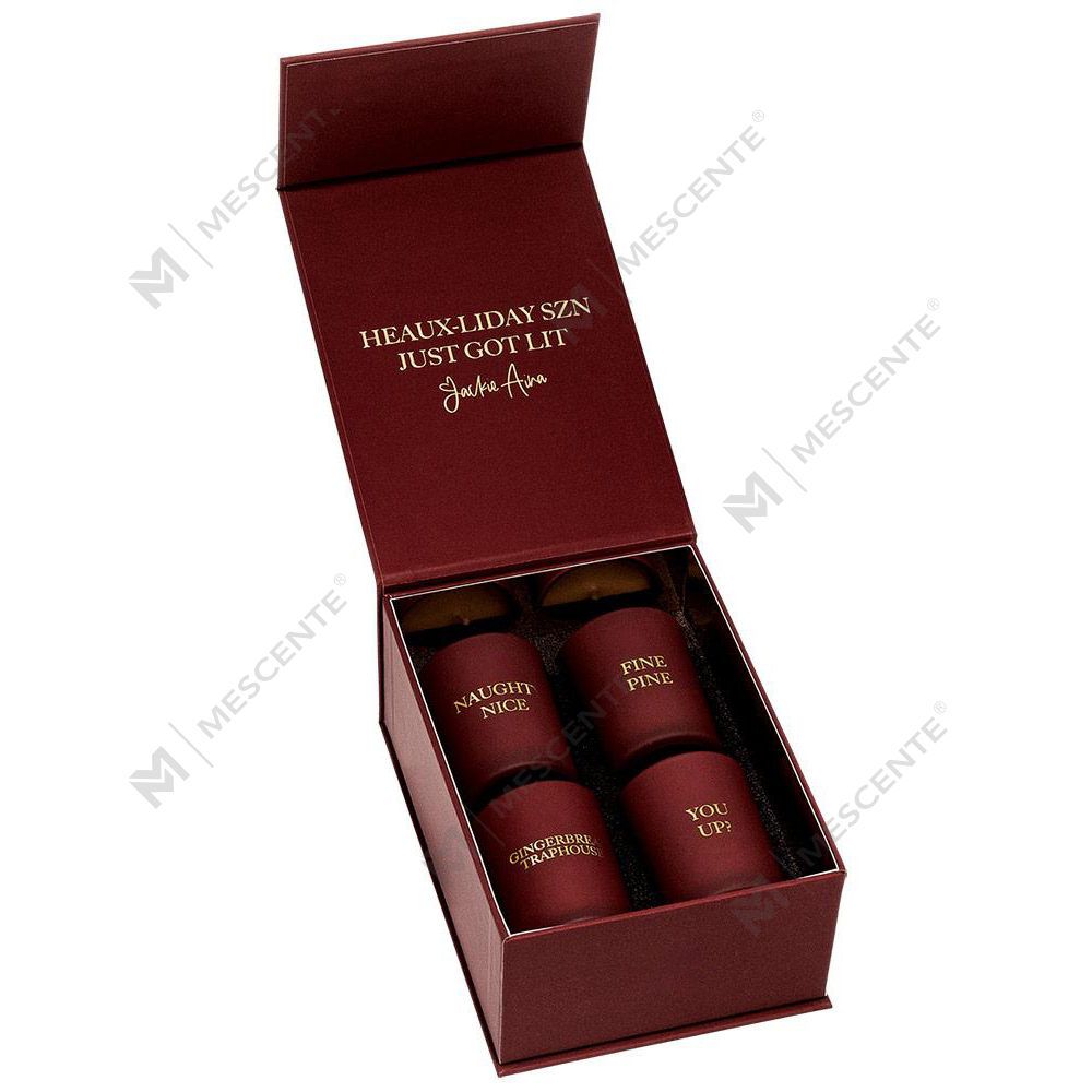 M&Scent nhãn hiệu riêng sang trọng trang trí nội thất bộ quà tặng nến thơm thơm gồm 4 món