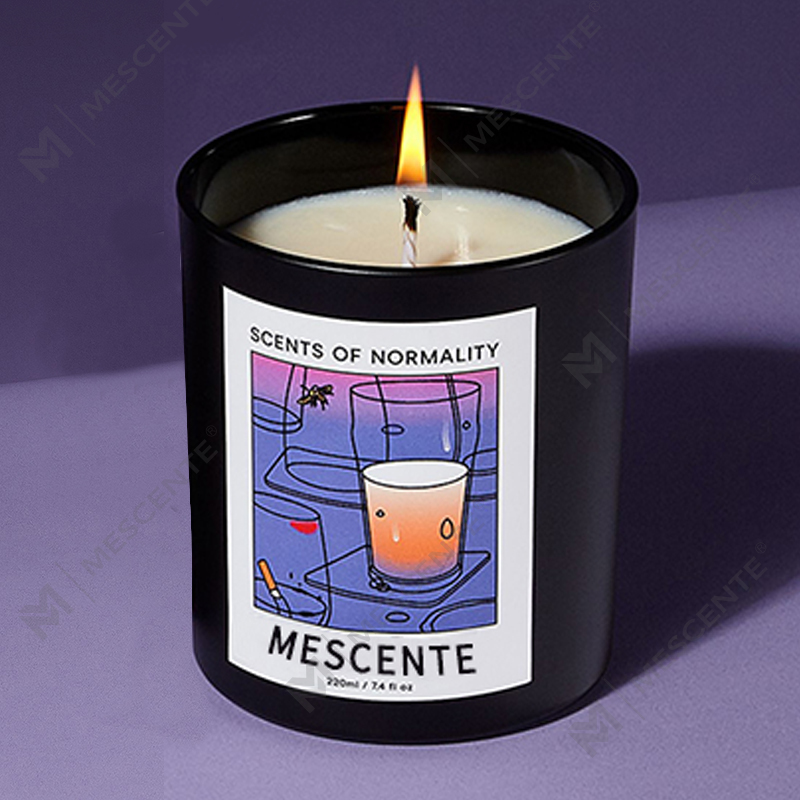 M&Scent Bán buôn Sang trọng Tùy chỉnh Nhãn hiệu riêng Handmade Giáng sinh Pha lê Hương thơm Hương thơm Nến sáp đậu nành