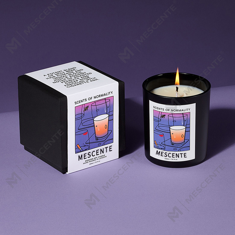 M&Scent Bán buôn Sang trọng Tùy chỉnh Nhãn hiệu riêng Handmade Giáng sinh Pha lê Hương thơm Hương thơm Nến sáp đậu nành