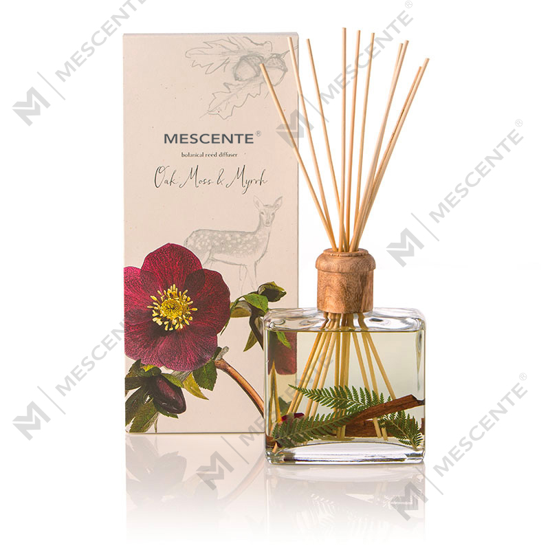 Bán buôn Chất lượng cao Sang trọng Tùy chỉnh Nhãn hiệu riêng Hoa Sola Wood Aroma Máy khuếch tán sậy có hộp