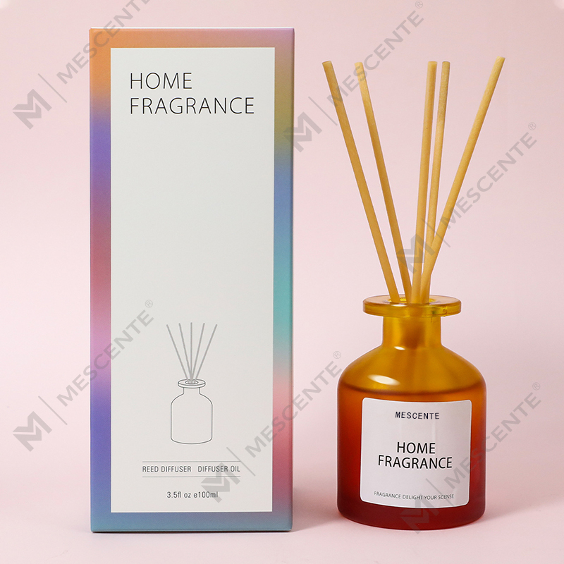 Bán buôn Chai thủy tinh độc đáo Nước hoa thơm Máy khuếch tán dầu Reed với hộp đóng gói Bộ quà tặng