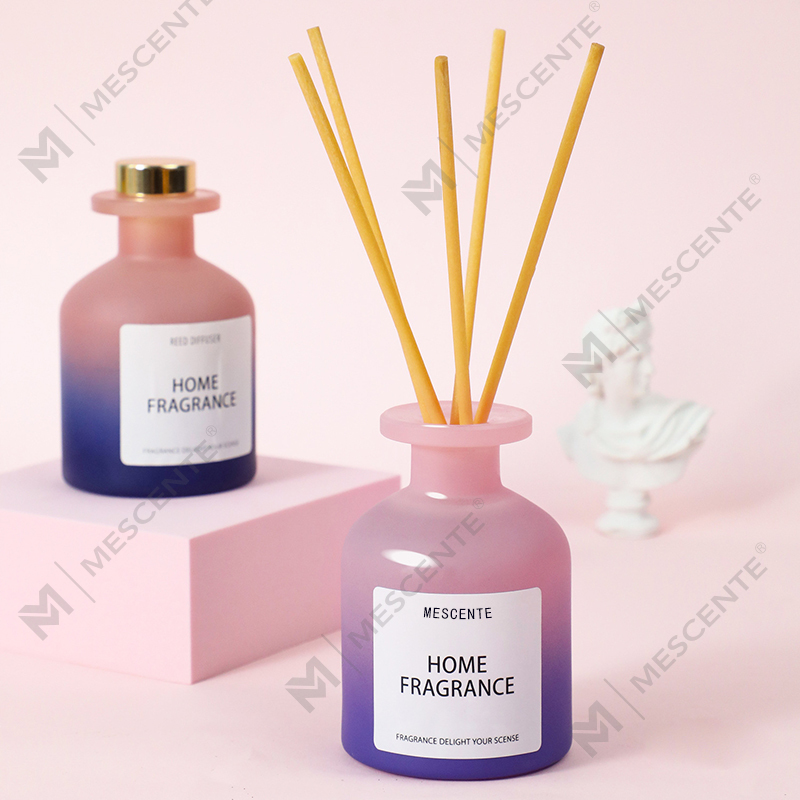 Bán buôn Chai thủy tinh độc đáo Nước hoa thơm Máy khuếch tán dầu Reed với hộp đóng gói Bộ quà tặng