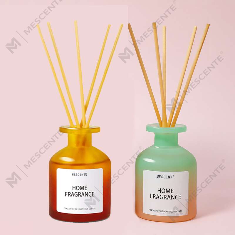 Bán buôn Chai thủy tinh độc đáo Nước hoa thơm Máy khuếch tán dầu Reed với hộp đóng gói Bộ quà tặng