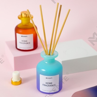 Bán buôn Chai thủy tinh độc đáo Nước hoa thơm Máy khuếch tán dầu Reed với hộp đóng gói Bộ quà tặng