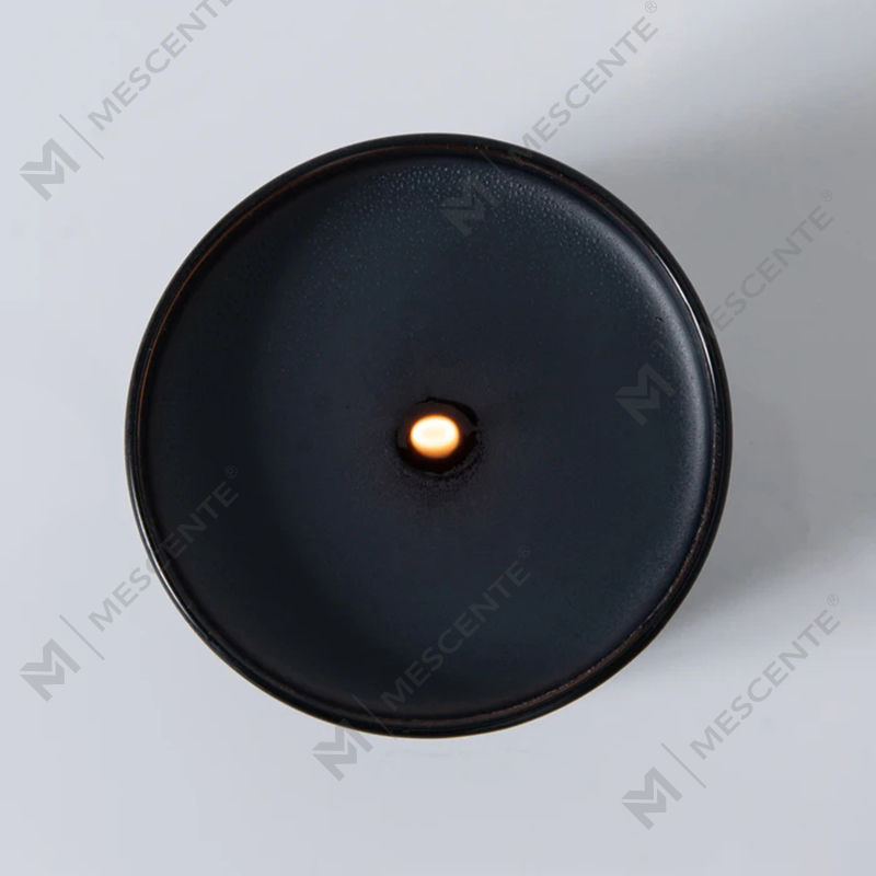 M&Scent Bán buôn Lọ màu đen sang trọng độc đáo Trang trí đám cưới Nến thơm đậu nành có pha lê