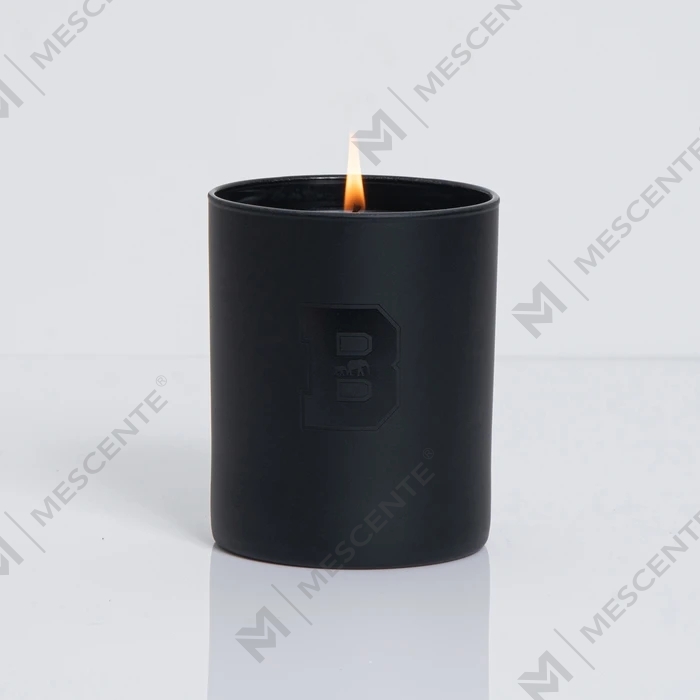 M&Scent Bán buôn Lọ màu đen sang trọng độc đáo Trang trí đám cưới Nến thơm đậu nành có pha lê