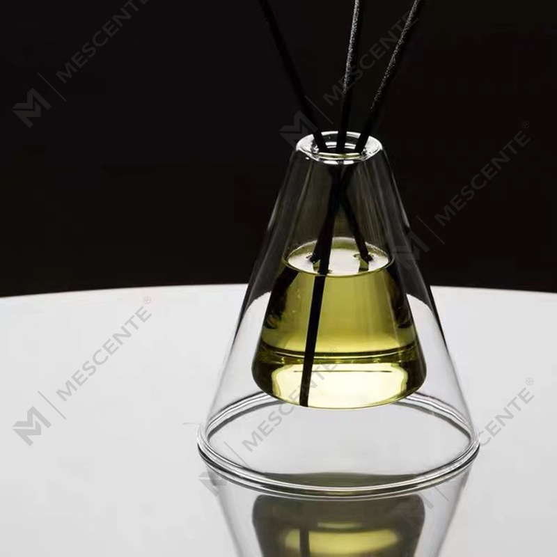 Tùy chỉnh lớn Hex Essenza Chai thủy tinh độc đáo White Frosted Extra Air Aroma Máy khuếch tán hương thơm gia đình, Máy khuếch tán sậy Giáng sinh