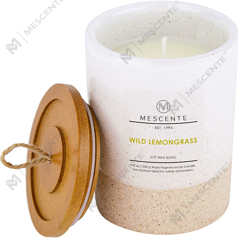 M&Scent Bán buôn nhãn hiệu riêng tùy chỉnh Người giữ kính Nến thơm với tinh thể với số lượng lớn