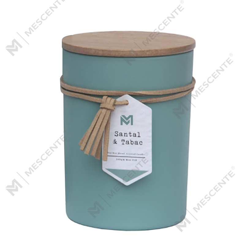 M&S mùi hương Bán buôn Nhãn hiệu riêng Nắp gỗ Hương liệu thơm Nến sáp đậu nành Bộ quà tặng trong lọ thủy tinh