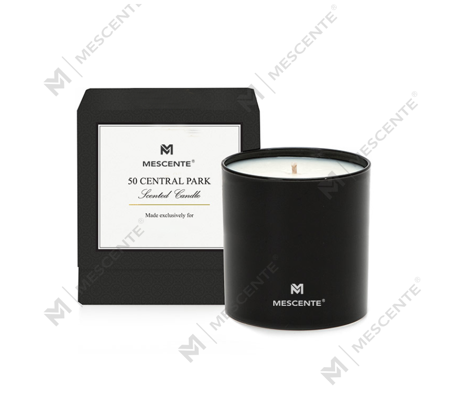 Mùi hương M&S Bán buôn Nhãn hiệu riêng sang trọng Nến thơm nam Chrome 22 Oz có pha lê bên trong
