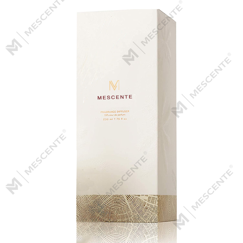 M&Scent Bán buôn chai thủy tinh sang trọng Stik Fiber Round Wood Vít Aroma Reed Diffuser Bộ quà tặng