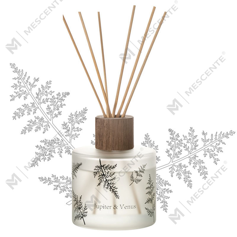 M&Scent Bán buôn sang trọng Tùy chỉnh trang trí thủy tinh màu hổ phách Không có lửa Máy khuếch tán hương hoa trong suốt độc đáo