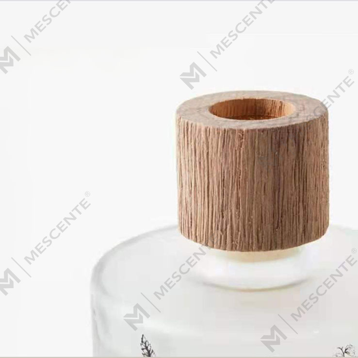 M&Scent Bán buôn sang trọng Tùy chỉnh trang trí thủy tinh màu hổ phách Không có lửa Máy khuếch tán hương hoa trong suốt độc đáo
