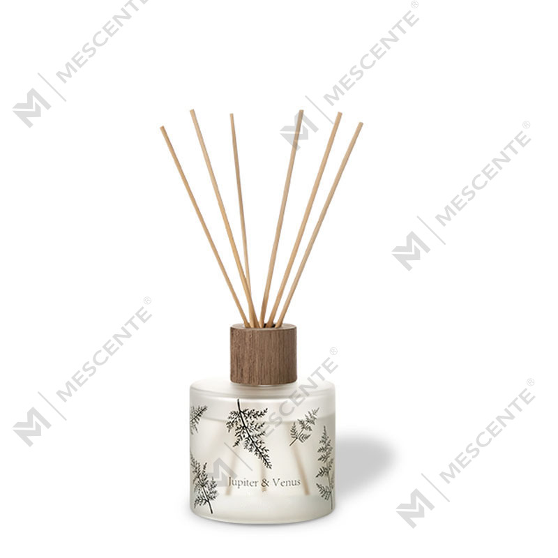 M&Scent Bán buôn sang trọng Tùy chỉnh trang trí thủy tinh màu hổ phách Không có lửa Máy khuếch tán hương hoa trong suốt độc đáo