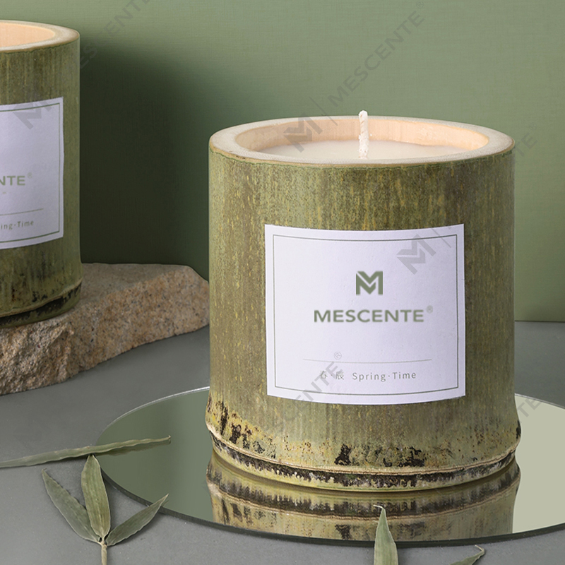 Nến giữ nến bằng gỗ sang trọng M&Scent nhãn hiệu riêng có mùi thơm kèm hộp