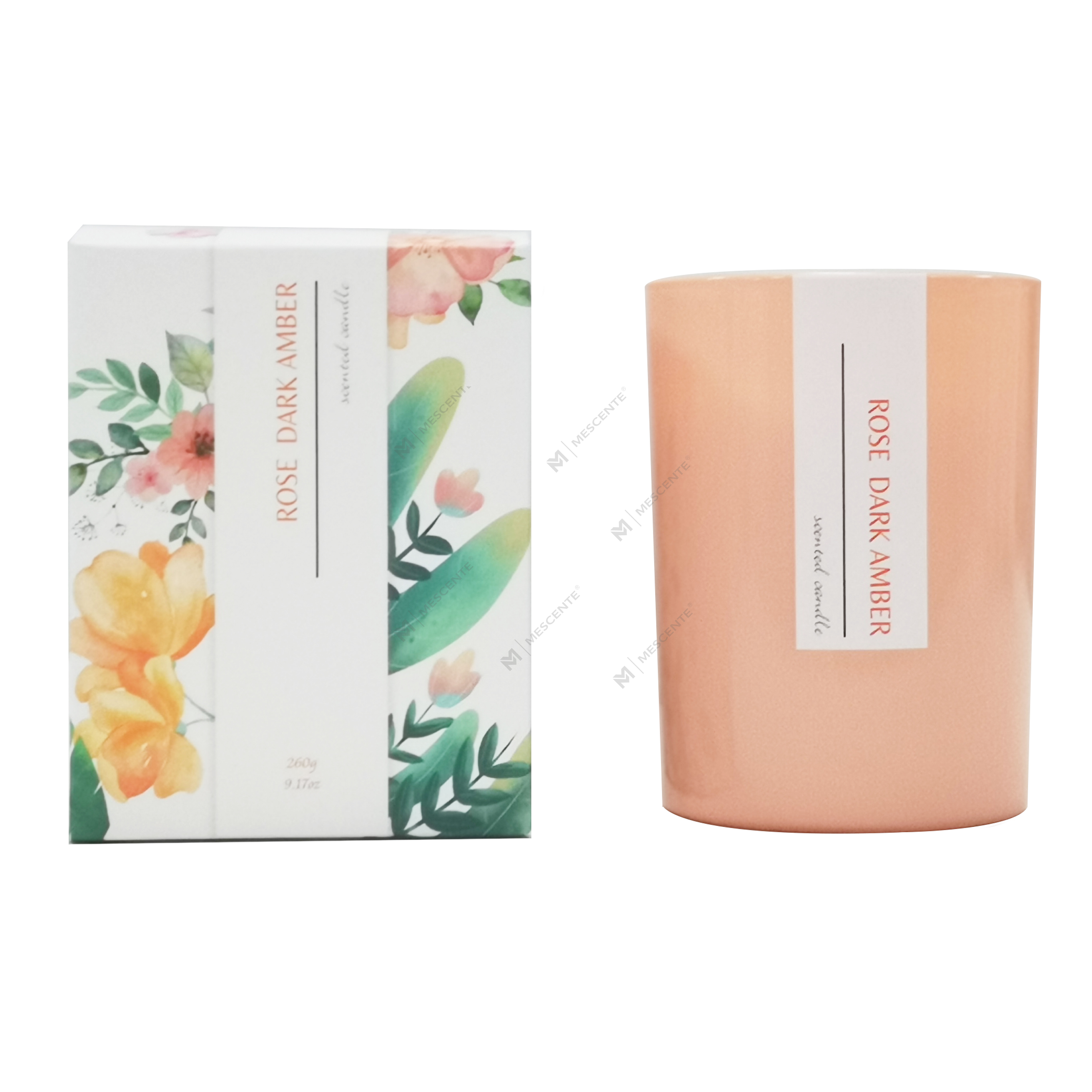 M&Scent tùy chỉnh nhãn hiệu riêng nến dừa ấm hơn nến cọ thơm có logo