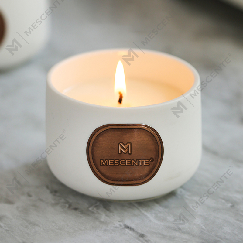 M&Scent nhãn hiệu riêng gốm sứ Bộ quà tặng nến sáp dừa thơm tùy chỉnh