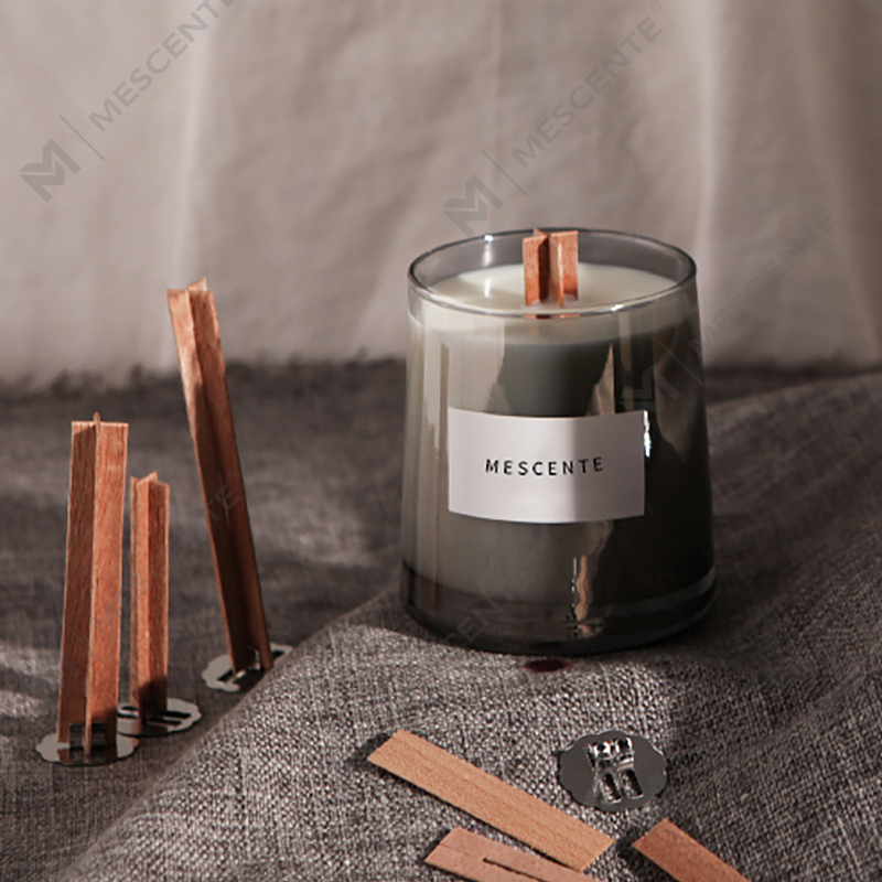 M&Scent lọ thủy tinh cao cấp bấc gỗ pha lê nến sáp đậu nành thơm, nến cưới