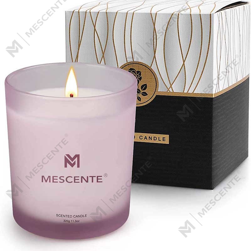 M&Scent Bán buôn Tùy chỉnh Sang trọng Bán chạy nhất Nhãn hiệu riêng Bấc Hoa oải hương Sáp đậu nành Nến thơm