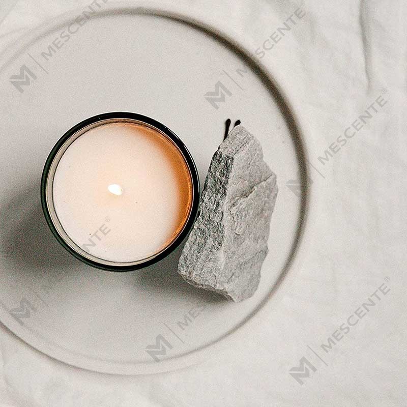 M&Scent Logo tùy chỉnh Mini Chai thủy tinh pha lê tròn Cà phê đậm đà Nến thơm sáp đậu nành có hộp với số lượng lớn