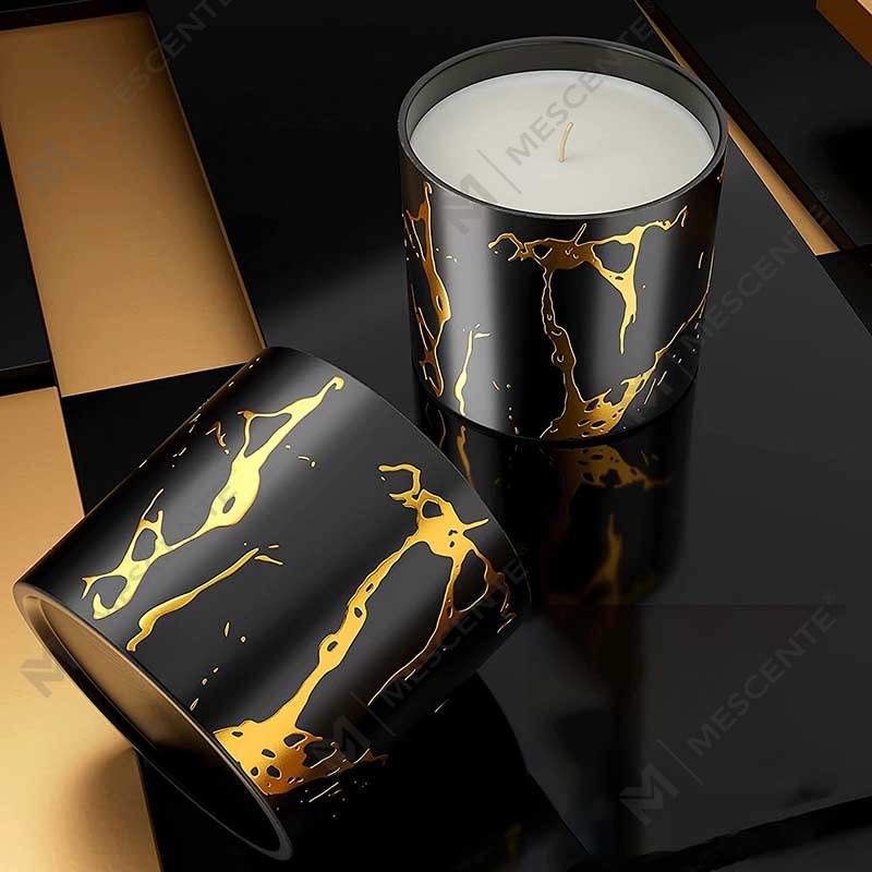 Sang Trọng Size Lớn Tùy Chỉnh Cá Tính Gốm Trang Trí Nhà Ngũ Cốc Vàng Nến Bình Handmade Sáp Đậu Nành Nến Thơm Bộ Quà Tặng