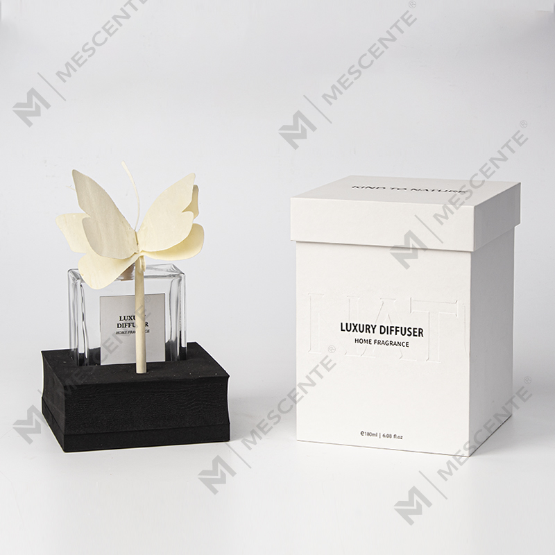 M&Scent Chai Vuông Lớn Mây Dính Chất Lỏng Hương Liệu Sậy Khuếch Tán Ủng Hộ Có Nút Chặn