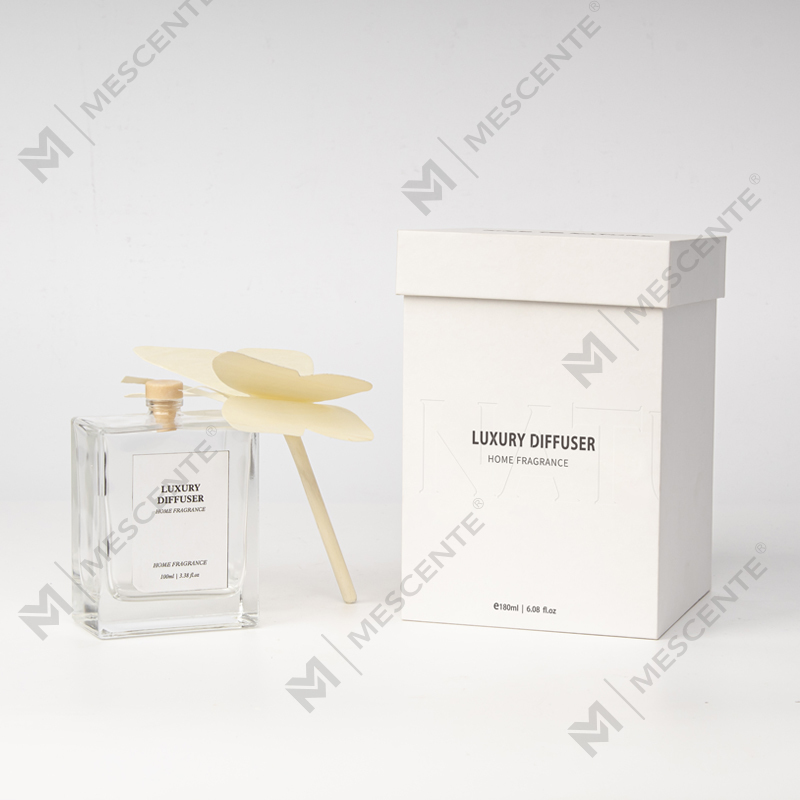 M&Scent Chai Vuông Lớn Mây Dính Chất Lỏng Hương Liệu Sậy Khuếch Tán Ủng Hộ Có Nút Chặn