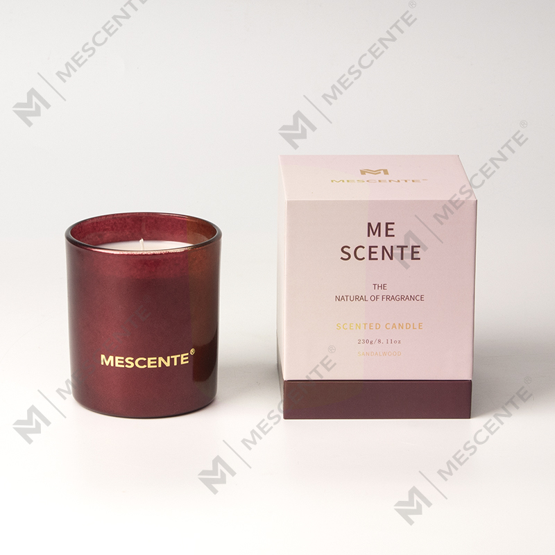 M&Scent Nhãn hiệu riêng Giáng sinh Lọ nến đen Nến thơm liệu pháp mùi hương